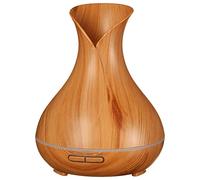 SIXTOL Difusor de Aromas con LED | Vulcan Color Madera Clara 350 ml