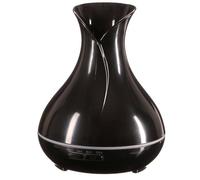 SIXTOL Difusor de Aromas con LED | Vulcan Color Negro Brillante 350 ml