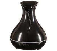 SIXTOL Difusor de Aromas con LED | Vulcan Color Negro Brillante 350 ml