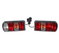 SIXTOL E-Bike Premium - Juego de Luces traseras para portabicicletas, con Cable, Enchufe de 13 Pines, Pieza de Repuesto