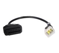 SIXTOL Mechanic Cable 12 | Reducción OBD-II de 6 Pines Compatible con Motocicletas Delphi | Adaptador de diagnóstico | Diagnóstico de Motocicleta | Accesorios de Taller | Robusto | Flexible | Fiable