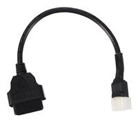 SIXTOL Mechanic Cable 12 | Reducción OBD-II de 6 Pines Compatible con Motocicletas Delphi | Adaptador de diagnóstico | Diagnóstico de Motocicleta | Accesorios de Taller | Robusto | Flexible | Fiable
