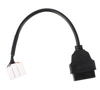SIXTOL Mechanic Cable 2 | Adaptador OBD-II 20 Pines a 16 Pines | Compatible con vehículos Tesla | Cable de diagnóstico 29,5 cm