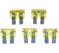 SIXTOL MECHANIC FUSE SET 20A | Juego de fusibles mecánicos | 20 A | 100 fusibles estándar | para coches, autocaravanas, motocicletas