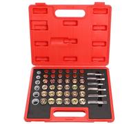 SIXTOL Mechanic Oil Pan Set 114 Kit de reparación para Rosca de Drenaje de Aceite, Juego de 114 Piezas | Reparación de Hilos
