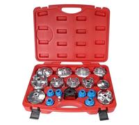 SIXTOL Mechanic Oil Wrench 19 - Juego de Tapones de Filtro de Aceite para desmontaje de filtros de Aceite (19 Piezas)