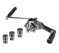 SIXTOL Mechanic Torque 2 | multiplicador de par 1:16 | Llave de Impacto Manual | 1000 NM | Set con Vasos 17/19/21 mm