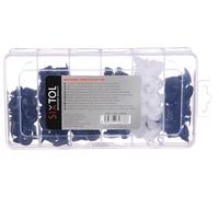 SIXTOL Mechanic Trim Clip Set 100 | Juego 100 Clips y pasadores de fijación | 6 Tipos universales para tapicería y carrocería | con Caja organizadora