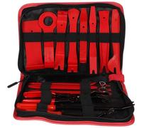 SIXTOL Mechanic Trim Set 19 | Juego multifunción para Desmontar revestimientos e Interiores, 19 Piezas, para Interior de vehículos, con Funda con Cremallera