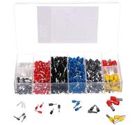 SIXTOL Mechanic Wire Connect 685 - Juego de terminales y conectores (685 piezas, aislados, instalación eléctrica, reparación de automóviles, industrial, maletín de plástico)