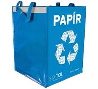 SIXTOL SORT EASY PAPER | práctico juego con bolsas codificadas por colores para papel surtido