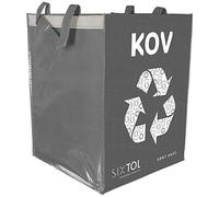 SIXTOL SORT EASY | práctico set con bolsas codificadas por colores para surtidos 36 l de metal