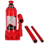 SIXTOL SX Bottle Jack 20T | Gato hidráulico de Sello | 20 toneladas | Compacto | Tornillo Ajustable | Construcción de Acero | Mantenimiento de vehículos | Camión | Remolque