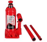 SIXTOL SX Bottle Jack 16T | Gato hidráulico de sello | 16 toneladas | Compacto | Tornillo ajustable | Construcción de acero | Mantenimiento del vehículo, Rojo, 20 t