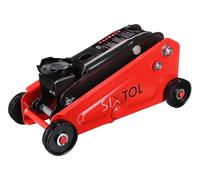 SIXTOL SX Jack SUV 2,5T | Gato hidráulico | 2,5 toneladas | SUV | Rango de elevación más Alto | móvil | Estructura de Acero | maletín de Transporte, Rojo