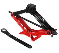 SIXTOL SX Scissor Jack 1,5T | Gato de Tijera con trinquete | Gato de Coche | Almohadilla de Goma | Cambio de neumáticos | Compacto | 1,5 toneladas | Levantador de Taller | Ayuda en Carretera