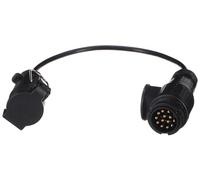 SIXTOL Trailer Cable 2 | Cable Adaptador para Enganche de Remolque de 13 Pines a 7 Polos | 50 cm