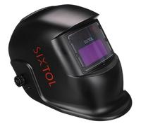 Sixtol Casco de soldadura WELDING MASK 1 - Auto-oscurecimiento solar, lijado, sombra 4/9-13, Negro