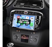 SIXWIN 2+64G Android 13 Radio Coche para Fiat Punto (199/310) 2010-2016/Linea (323) 2012-2016 con Mirror Link, 6.2 Pulgadas Pantalla Carplay Coche con WiFi/GPS/Bluetooth/RDS