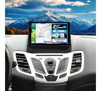 SIXWIN 4+128G Android 15 Radio Coche para Ford Fiesta 2009-2017 con CarPlay&Android Auto&Mirrorlink,9 Pulgadas Pantalla Táctil con Bluetooth/WiFi/GPS/FM/RDS/USB+AHD Cámara