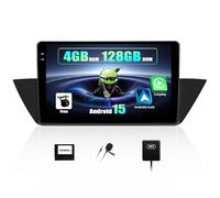 SIXWIN 4+128G Android 15 Radio de Coche para BMW X1 E84 (2009-2015) con Pantalla 9'' HD,Wireless CarPlay/Android Auto, WiFi/GPS,Mirror Link, Bluetooth 5.0,FM/RDS Radio con Cámara Trasera