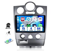 SIXWIN 4+46G Android 15 Radio de Coche para Renault Megane 2 Export 2009-2014 con Pantalla 9'' HD, Wireless CarPlay, Android Auto, GPS,Mirror Link, Bluetooth 5.0, USB,FM/RDS con Cámara Trasera