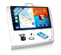 SIXWIN 4+64G Android 15 Radio Coche para Ford Focus Mk2 Mk3 Exi MT 2 3 2004-2011 con CarPlay&Android Auto,9 Pulgadas Pantalla Táctil con Bluetooth/WiFi/GPS/FM/RDS/USB 32EQ con Cámara Trasera