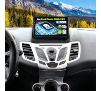 SIXWIN 6+128G 8-Core Android 15 Radio Coche para Ford Fiesta 2009-2017 con CarPlay Android Auto DSP,9 Pulgadas Pantalla Táctil,2 DIN Fiesta con GPS WiFi Bluetooth 5.0 USB FM RDS Radio+Cámara