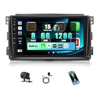 SIXWIN 6+128GB Android 15 Autoradio 9" para Mercedes Benz Smart Fortwo 2005-2010, Pantalla Táctil HD 1280x720, Wireless CarPlay/Android Auto, GPS, DSP, Bluetooth 5.0, Compatible con Cámara