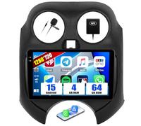 SIXWIN Autoradio 4G+64G Android 15 para Nissan Micra 2010-2017 - 9" Renault Pantalla Táctil HD con CarPlay y Android Auto,GPS,WiFi,Bluetooth 5.0,FM/RDS,EQ,Mando en el Volante