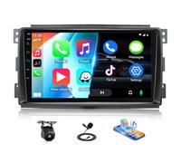 SIXWIN Autoradio para Mercedes Benz Smart 451 Fortwo 2005-2010, Pantalla Táctil IPS HD 9 Pulgadas, Radio con CarPlay y Android Auto, Mirror Link, Vi-Link, Bluetooth, FM RDS, DSP, USB, SWC+Cámara