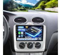 SIXWIN Qualcomm 8 Core 4+64G Android 15 Radio Coche para Ford Focus Exi MT 2 3 Mk2/Mk3 2004-2011 con CarPlay&Android Auto&DSP,9 Pulgadas Pantalla Táctil con WiFi6/GPS/Bluetooth5.1/RDS/FM