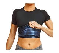 SIYAN Adelgazantes Abdominal Hombre Y Mujer Camiseta Sauna Chaleco Neopreno Comprecion para Fitness Deporte Yoga Chaleco Sauna para Reducir Abdomen Y Quema Grasa Chaleco Adelgazantes(Women,S)