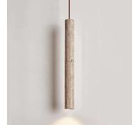 SIYANE Granja Lámpara colgante de mármol vintage Barra de luz lineal moderna de mediados de siglo Lámpara de escalera rústica Lámpara de techo colgante de piedra natural de tira larga para cocina Isla