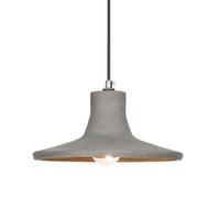 SIYANE Lámpara colgante de cemento gris moderna Lámpara colgante de techo de cemento industrial Sombrero Lámpara de iluminación suspendida vintage nórdica Lámpara de granja para cocina Isla Comedor Re