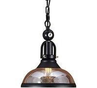 SIYANE Mesa De Billar Lámpara Colgante Luces De Billar Iluminación Colgante De Vidrio Negro Luz Colgante Vintage Industrial Negra Lámpara Individual Decoración Araña para Piscina Mesa De Billar Mesa D