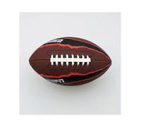 Size 6 American Rugby Balls brown pu for training and games