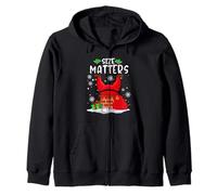 Size Matter Fat Santa Claus Chimney Funny Christmas Xmas Sudadera con Capucha