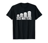 Size Matters Burger - Trabajador de Comida rápida Divertido Camiseta