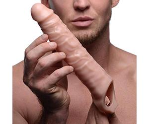Size Matters Manga Extensor de Pene Con Nubes Piel Ligera - 1 unidad