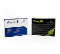 SizeGain Plus: Pastillas para alargar el pene + Volume500: Pastillas para aumentar la cantidad de esperma