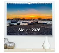 Sizilien 2026 (hochwertiger Premium Wandkalender 2026 DIN A2 quer), Kunstdruck in Hochglanz: Landschaften im Süden Siziliens
