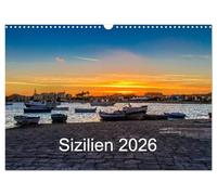 Sizilien 2026 (Wandkalender 2026 DIN A3 quer), CALVENDO Monatskalender: Landschaften im Süden Siziliens