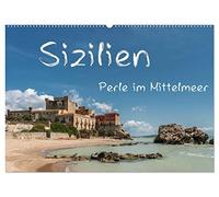 Sizilien - Perle im Mittelmeer (Wandkalender 2026 DIN A2 quer), CALVENDO Monatskalender: Auf der italienischen Mittelmeerinsel Sizilien gibt es viel zu entdecken!