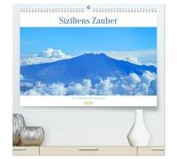Siziliens Zauber - Von Palermo bis Taormina (hochwertiger Premium Wandkalender 2026 DIN A2 quer), Kunstdruck in Hochglanz: Entdecke das strahlende Herz des Mittelmeers.
