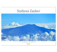 Siziliens Zauber - Von Palermo bis Taormina (Wandkalender 2026 DIN A3 quer), CALVENDO Monatskalender: Entdecke das strahlende Herz des Mittelmeers.