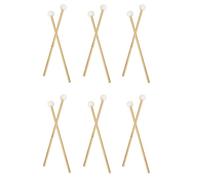 Sizoriruk 12 mazos de doble tambor para platillos gong, martillo suave, varillas de fieltro, 385 mm