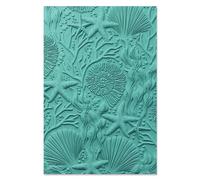 Sizzix 3-D Embossing Folder by Kath Breen-Carpeta de Grabado en Relieve 3D Textured Impressions Under The Sea, Multicolor, Talla única