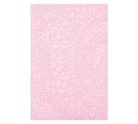 Sizzix 3-D Textured Impressions Embossing Folder Half Mandala de Jess Scott, 665597, Plástico Polipropileno, Multicolor, One Size