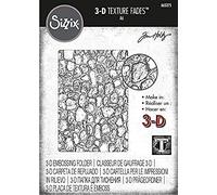 Sizzix 3D Texture Fades Embossing Folder By Tim Holtz-Cobblestone #2 -665375